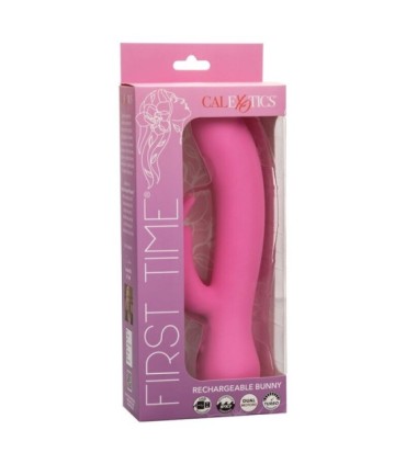 CALEXOTICS - FIRST TIME VIBRADOR RABBIT RECARGABLE ROSA