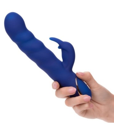 CALEXOTICS - JACK VIBRADOR RABBIT MOVIMIENTO DE ONDAS AZUL