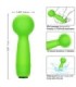 CALEXOTICS - NEON VIBES THE BUBBLY VIBE MINI MASAJEADOR 10 VIBRACIONES VERDE