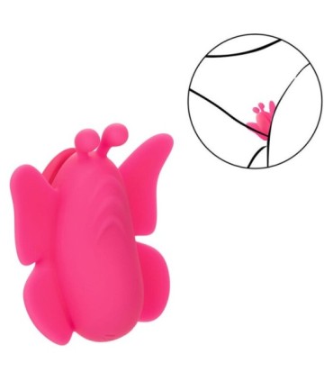 CALEXOTICS - NEON VIBES THE FLUTTER VIBE ESTIMULADOR 10 VIBRACIONES ROSA