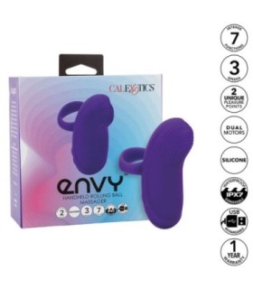 CALEXOTICS - ENVY MASAJEADOR DE BOLA RODANTE 7 VIBRACIONES MORADO
