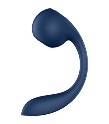 SATISFYER - PRO+ WAVE 4 ESTIMULADOR PUNTO G & AIR PULSE APLICACIÓN GRATUITA AZUL OSCURO