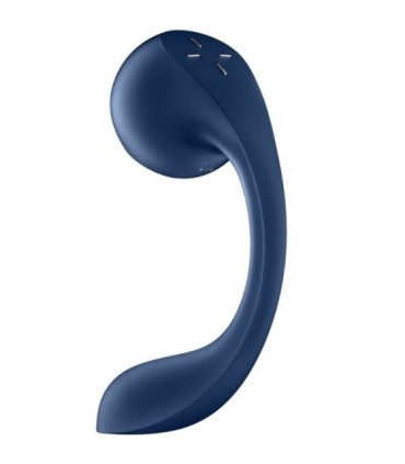 SATISFYER - PRO+ WAVE 4 ESTIMULADOR PUNTO G & AIR PULSE APLICACIÓN GRATUITA AZUL OSCURO