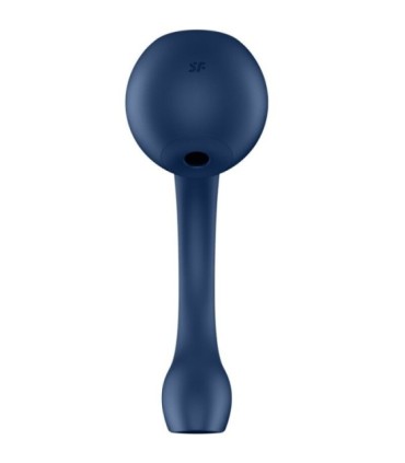 SATISFYER - PRO+ WAVE 4 ESTIMULADOR PUNTO G & AIR PULSE APLICACIÓN GRATUITA AZUL OSCURO