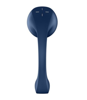 SATISFYER - PRO+ WAVE 4 ESTIMULADOR PUNTO G & AIR PULSE APLICACIÓN GRATUITA AZUL OSCURO