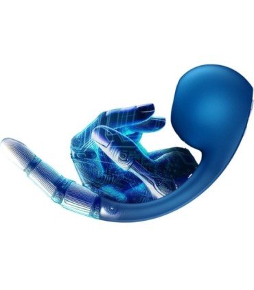 SATISFYER - PRO+ WAVE 4 ESTIMULADOR PUNTO G & AIR PULSE APLICACIÓN GRATUITA AZUL OSCURO