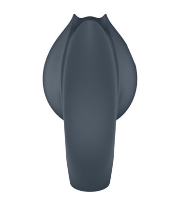 SATISFYER - PERFECT PAIR 2 MULTIVIBRADOR 2 EN 1 ANILLO PARA PENE & ESTIMULADOR DE DEDO GRIS