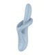 SATISFYER - HEAT FLEX 4 VIBRADOR EFECTO CALOR 12 VIBRACIONES AZUL