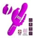 PRETTY LOVE - CAMMY TRIPLE VIBRADOR MULTIFUNCIÓN 4 EN 1 ROSA