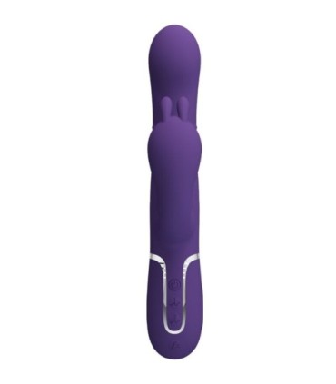 PRETTY LOVE - CAMMY TRIPLE VIBRADOR MULTIFUNCIÓN 4 EN 1 MORADO