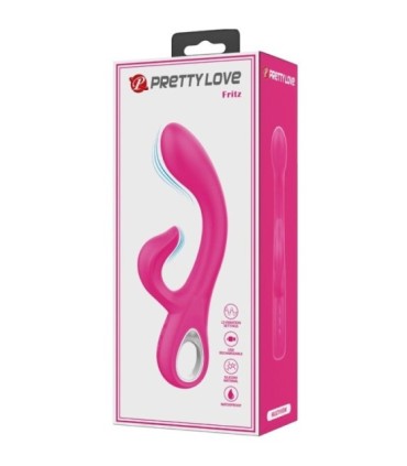 PRETTY LOVE - FRITZ VIBRADOR RABBIT 12 VIBRACIONES ROSA