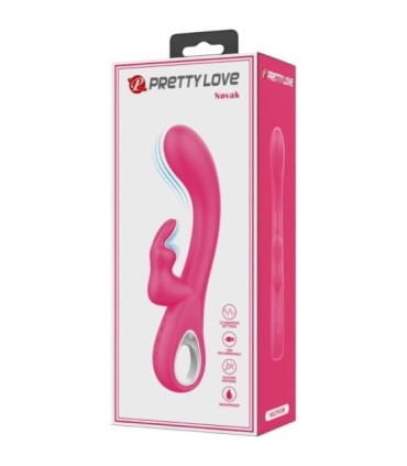 PRETTY LOVE - NOVAK VIBRADOR RABBIT 12 VIBRACIONES ROSA