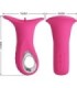PRETTY LOVE - CLYDE VIBRADOR ORAL LENGUA VIBRADORA 12 VIBRACIONES ROSA