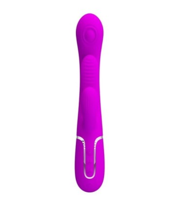 PRETTY LOVE - SHANIA TRIPLE VIBRADOR RABBIT MULTIFUNCIÓN ROSA