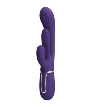 PRETTY LOVE - SHANIA TRIPLE VIBRADOR RABBIT MULTIFUNCIÓN MORADO