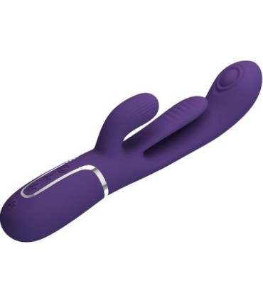PRETTY LOVE - SHANIA TRIPLE VIBRADOR RABBIT MULTIFUNCIÓN MORADO