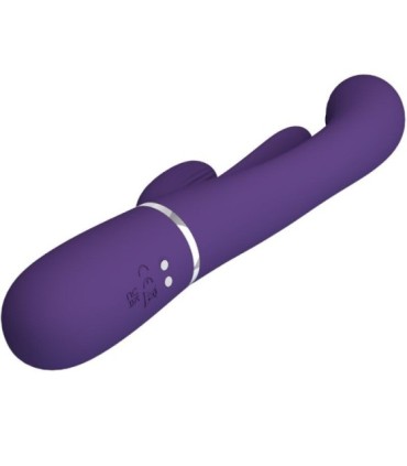 PRETTY LOVE - SHANIA TRIPLE VIBRADOR RABBIT MULTIFUNCIÓN MORADO