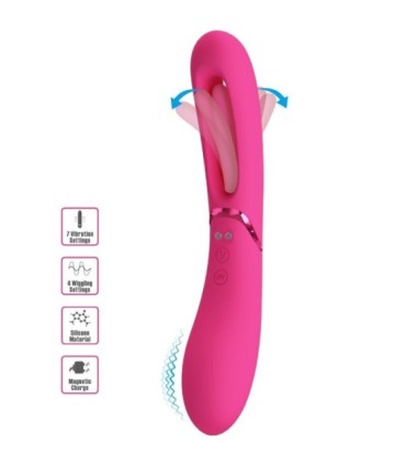 ROMANCE - LEXIE VIBRADOR PUNTO G 7 VIBRACIONES ROSA