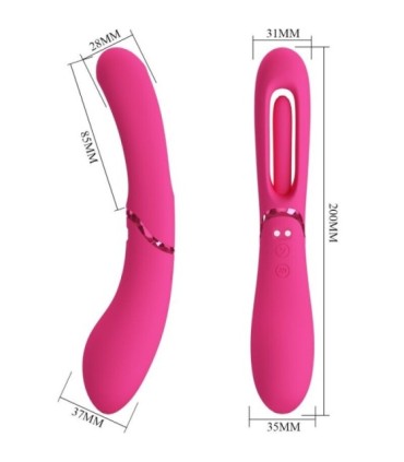 ROMANCE - LEXIE VIBRADOR PUNTO G 7 VIBRACIONES ROSA