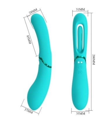 ROMANCE - LEXIE VIBRADOR PUNTO G 7 VIBRACIONES AZUL