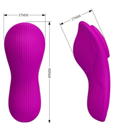 PRETTY LOVE - ROMARIO ESTIMULADOR LAY-ON CLÍTORIS CONTROL REMOTO ROSA