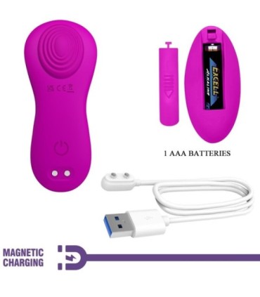 PRETTY LOVE - ROMARIO ESTIMULADOR LAY-ON CLÍTORIS CONTROL REMOTO ROSA