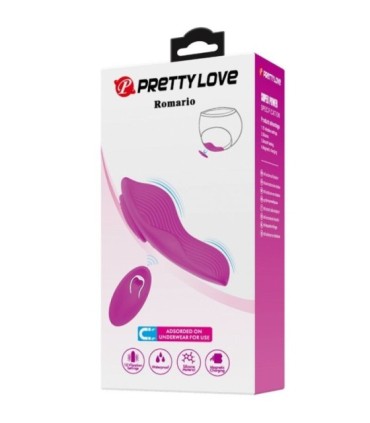 PRETTY LOVE - ROMARIO ESTIMULADOR LAY-ON CLÍTORIS CONTROL REMOTO ROSA