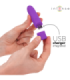 INTENSE - SYMONE BALA VIBRADORA RECARGABLE POR USB 8 VIBRACIONES MORADO 10 X 2.2 CM