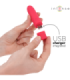 INTENSE - SYMONE BALA VIBRADORA RECARGABLE POR USB 8 VIBRACIONES ROJO 10 X 2.2 CM