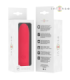 INTENSE - SYMONE BALA VIBRADORA RECARGABLE POR USB 8 VIBRACIONES ROJO 10 X 2.2 CM