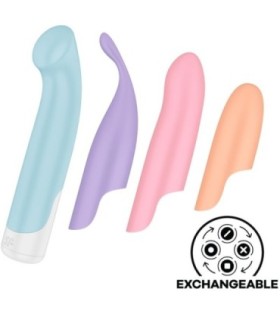 SATISFYER - PLAYFUL FOUR SET VIBRADORES 4 EN 1 + POWER BULLET
