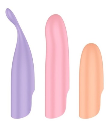 SATISFYER - PLAYFUL FOUR SET VIBRADORES 4 EN 1 + POWER BULLET