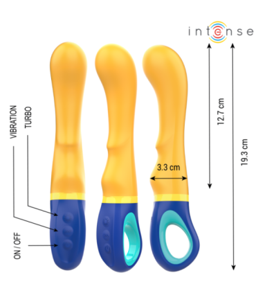 INTENSE - SHAGGY VIBRADOR PUNTO-G AMARILLO