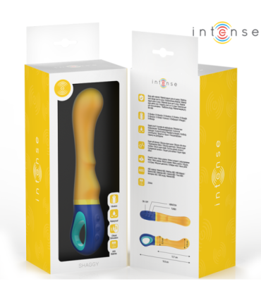 INTENSE - SHAGGY VIBRADOR PUNTO-G AMARILLO