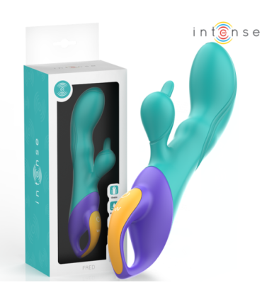 INTENSE - FRED VIBRADOR RECARGABLE RABBIT AZUL