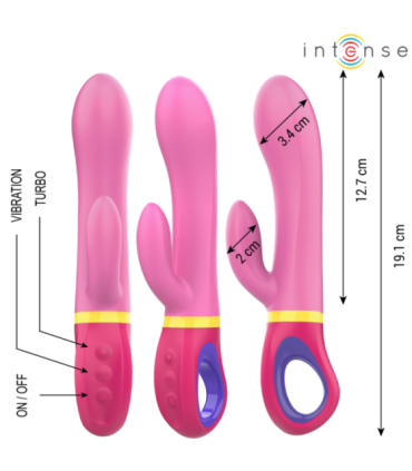 INTENSE - DAPHNE VIBRADOR RABBIT ROSA