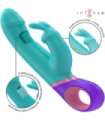 INTENSE - MÓNICA VIBRADOR RABBIT CON ESTIMULADOR ROTATORIO DEL PUNTO G AZUL