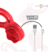 INTENSE - GAIL ROSA ESTIMULADORA 10 VIBRACIONES ROJO CONTROL REMOTO