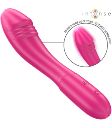 INTENSE - BELINDA VIBRADOR 19 CM FLEXIBLE 10 VIBRACIONES ROSA