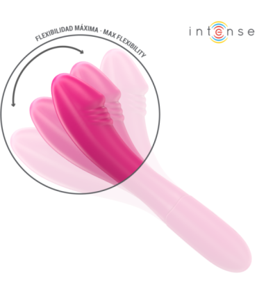 INTENSE - BELINDA VIBRADOR 19 CM FLEXIBLE 10 VIBRACIONES ROSA