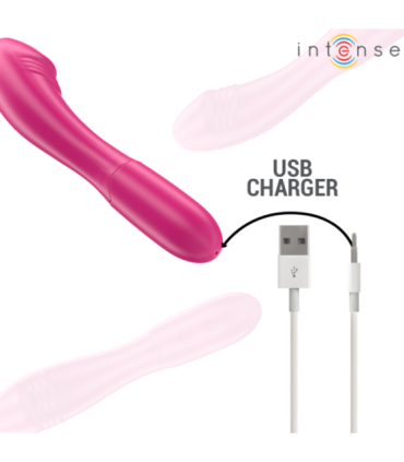 INTENSE - BELINDA VIBRADOR 19 CM FLEXIBLE 10 VIBRACIONES ROSA