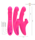 INTENSE - EMI VIBRADOR 13,5 CM MULTIFUNCIÓN 3 EN 1 10 VIBRACIONES ROSA