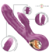 INTENSE - HALLE VIBRADOR MULTIFUNCIÓN CON LENGUA ESTIMULADORA EN FORMA DE DELFÍN MORADO