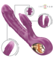 INTENSE - HALLE VIBRADOR MULTIFUNCIÓN CON LENGUA ESTIMULADORA EN FORMA DE DELFÍN MORADO