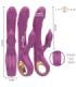 INTENSE - HALLE VIBRADOR MULTIFUNCIÓN CON LENGUA ESTIMULADORA EN FORMA DE DELFÍN MORADO