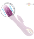 INTENSE - HALLE VIBRADOR MULTIFUNCIÓN CON LENGUA ESTIMULADORA EN FORMA DE DELFÍN MORADO