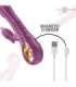INTENSE - HALLE VIBRADOR MULTIFUNCIÓN CON LENGUA ESTIMULADORA EN FORMA DE DELFÍN MORADO
