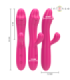 INTENSE - IVY VIBRADOR FLEXIBLE 10 VIBRACIONES CON LENGUA ESTIMULADORA ROSA