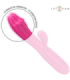 INTENSE - IVY VIBRADOR FLEXIBLE 10 VIBRACIONES CON LENGUA ESTIMULADORA ROSA