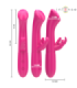 INTENSE - JULIETA VIBRADOR RABBIT 18,6 CM 10 VIBRACIONES ROSA